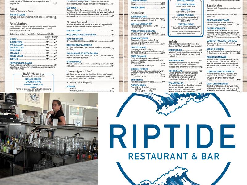 RipTide Restaurant & Bar Menu
