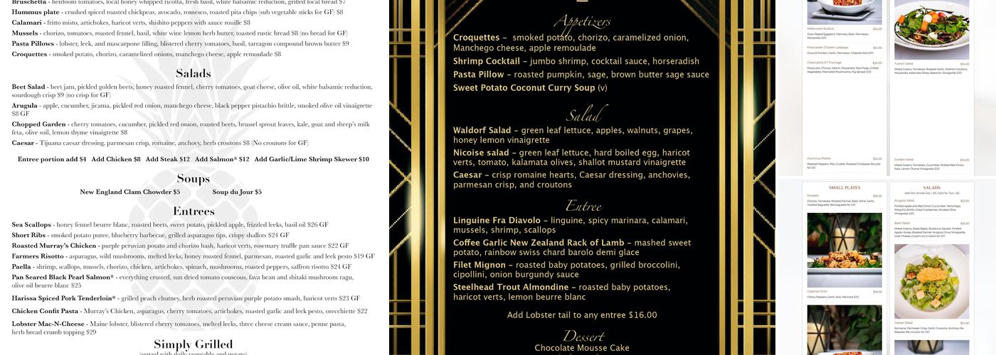 Soma Grille Menu