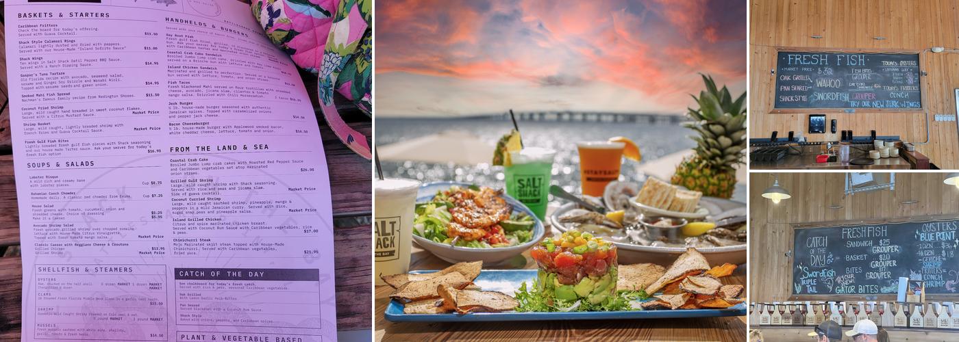 Salt Shack On The Bay Menu