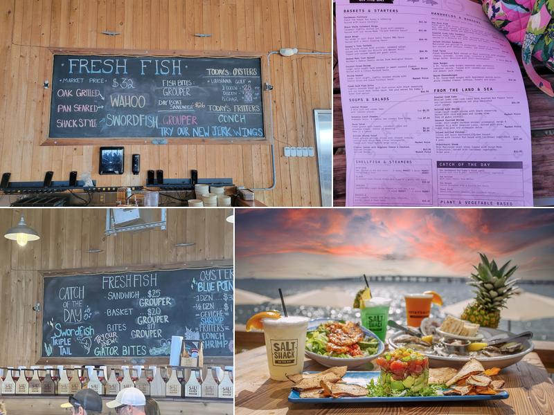 Salt Shack On The Bay Menu