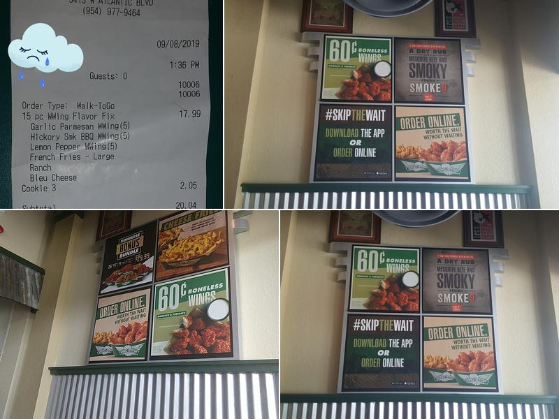 Wingstop Menu