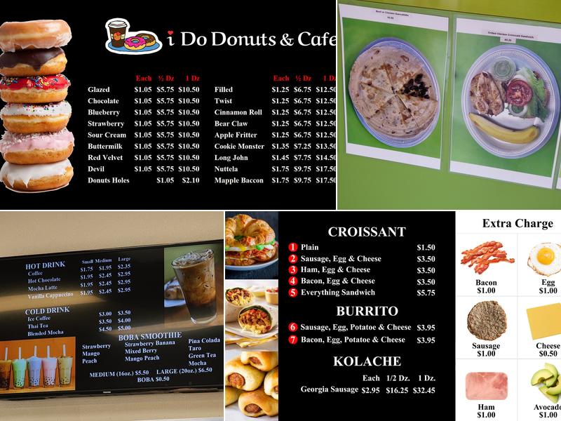 Mcdoughnuts Menu