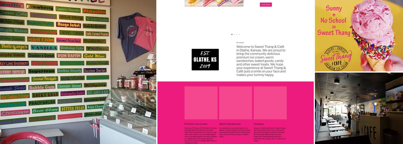 Sweet Thang & Cafe Menu