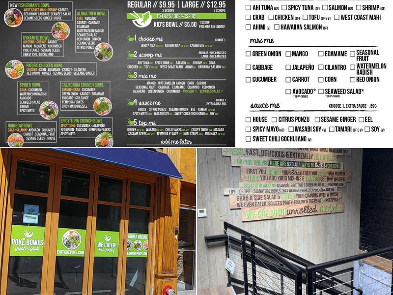 Poke Poke - Sushi Unrolled Menu