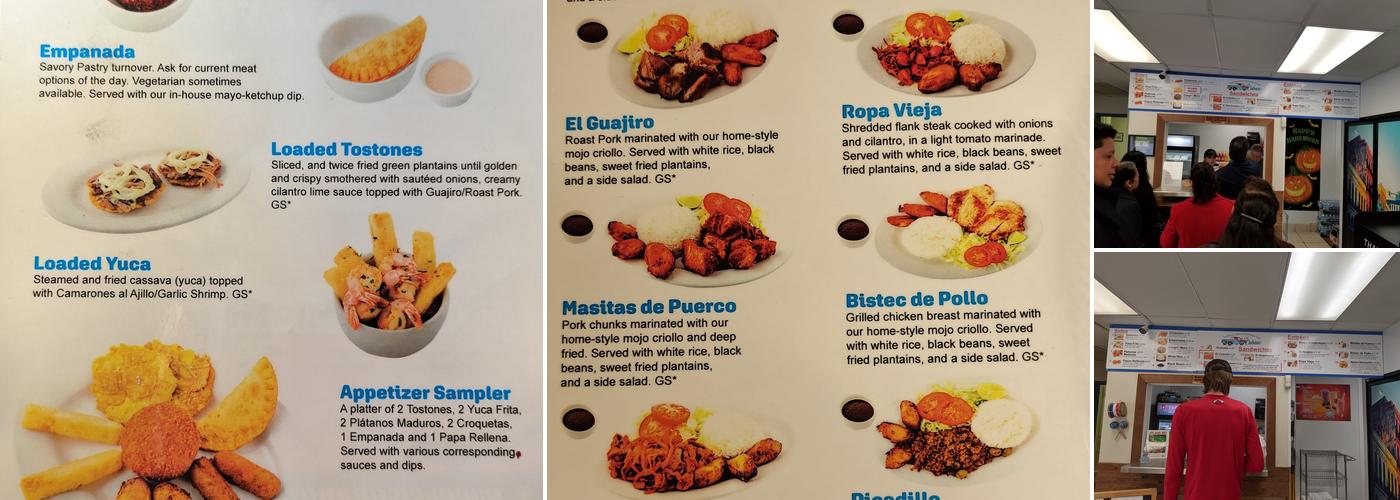 El Cubano Menu