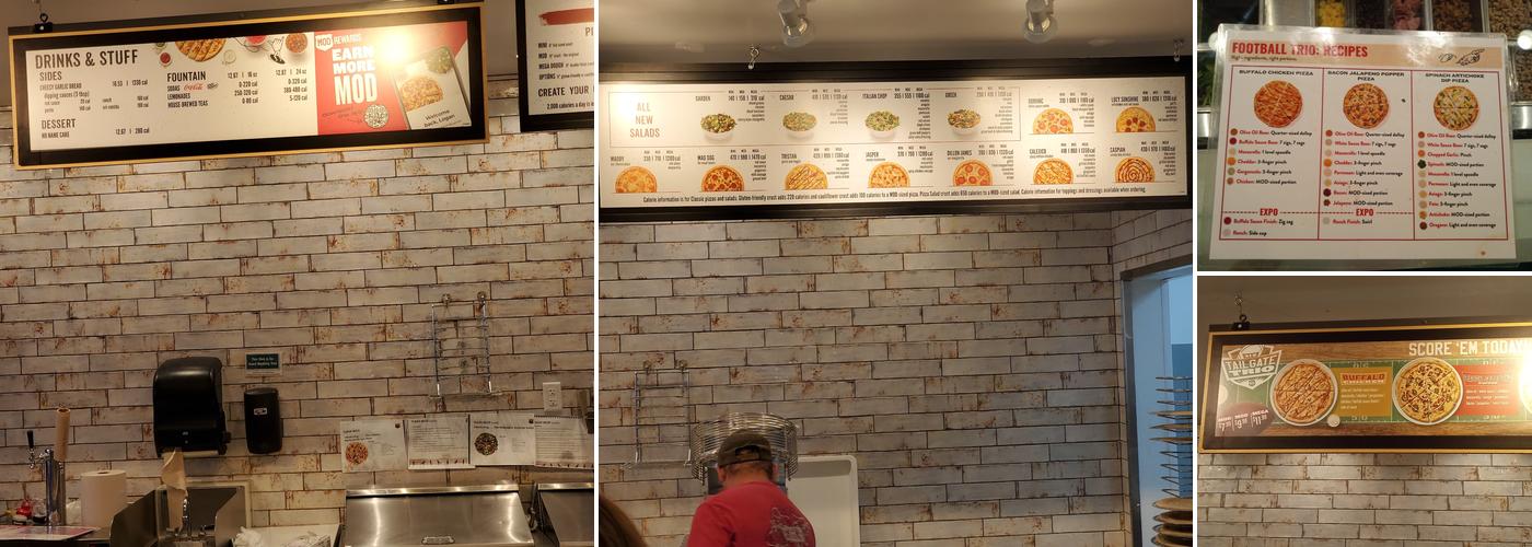 MOD Pizza Menu