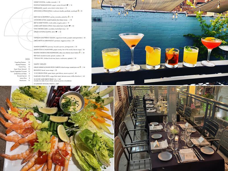 Faubourg Montclair Restaurant and Bar Menu