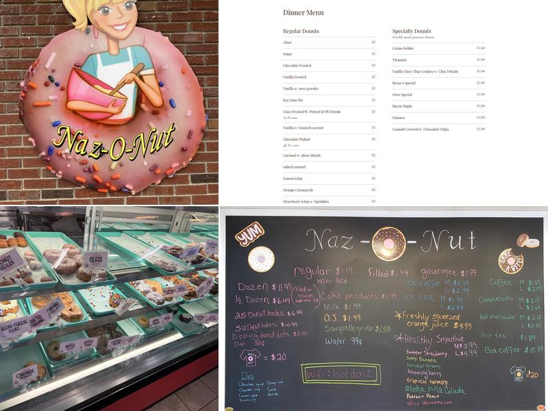 Naz-O-Nut Menu