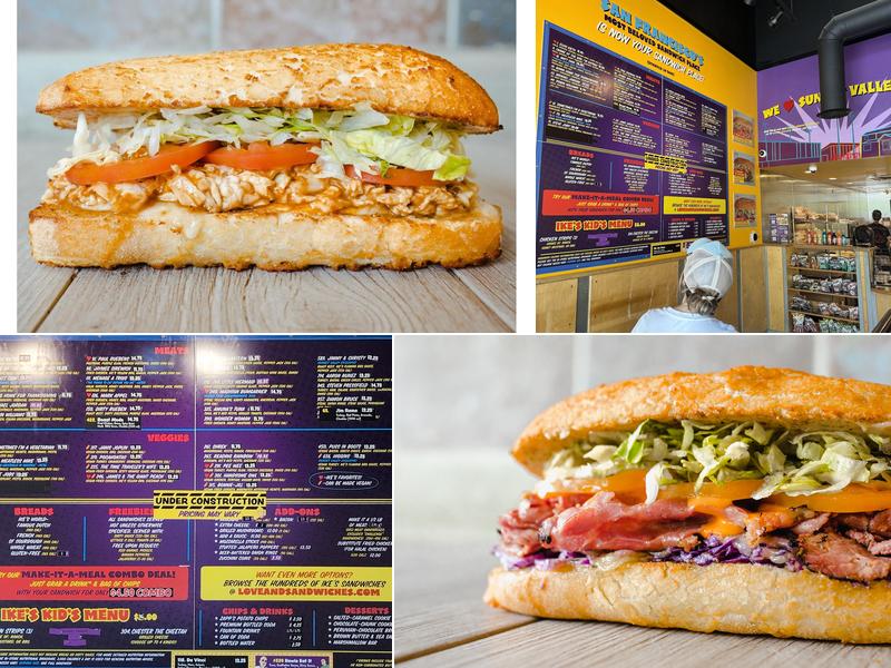 Ike's Love & Sandwiches Menu