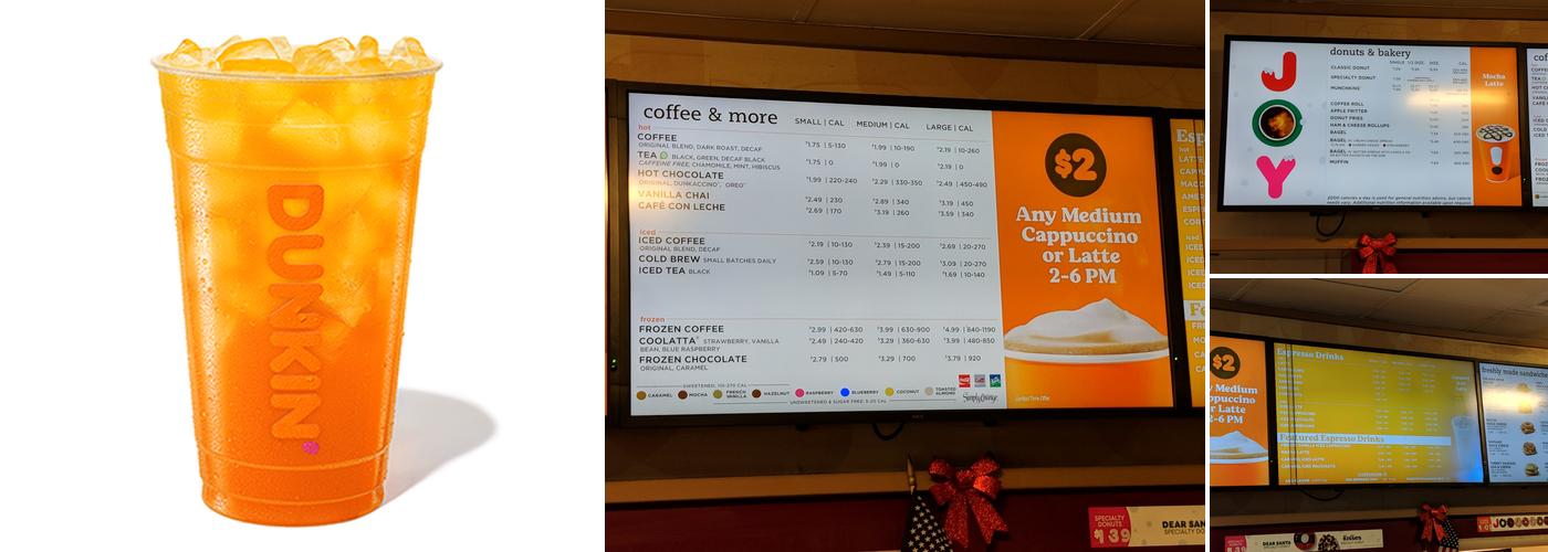 Dunkin' Menu