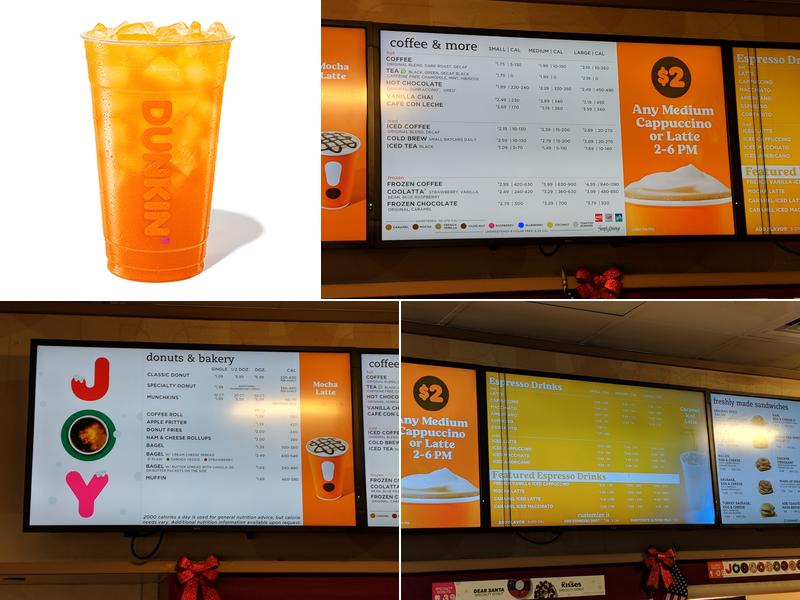 Dunkin' Menu