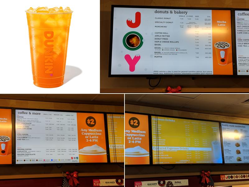 Dunkin' Menu