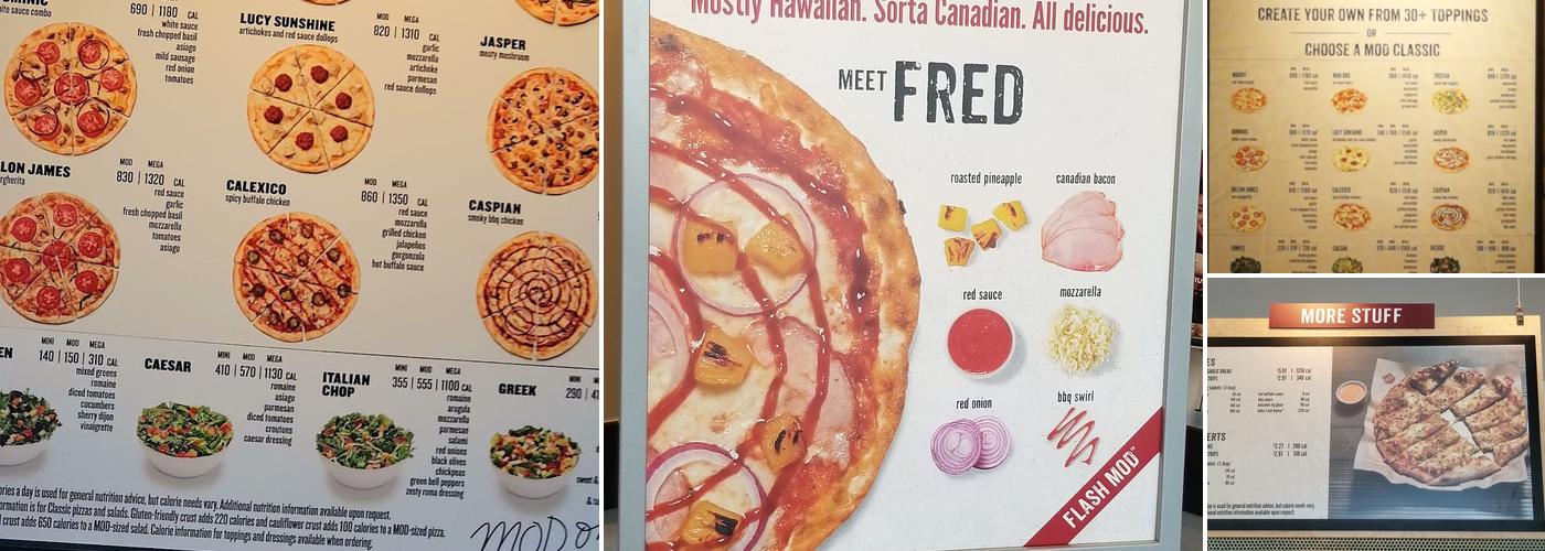 MOD Pizza Menu