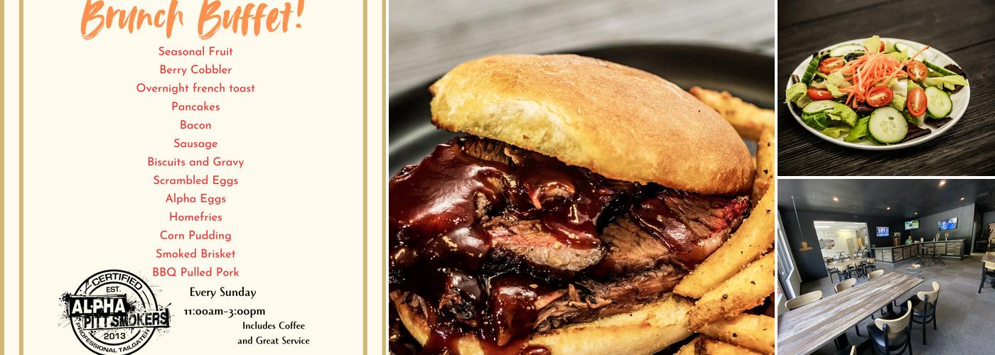 Alpha Pitt Smokers Menu