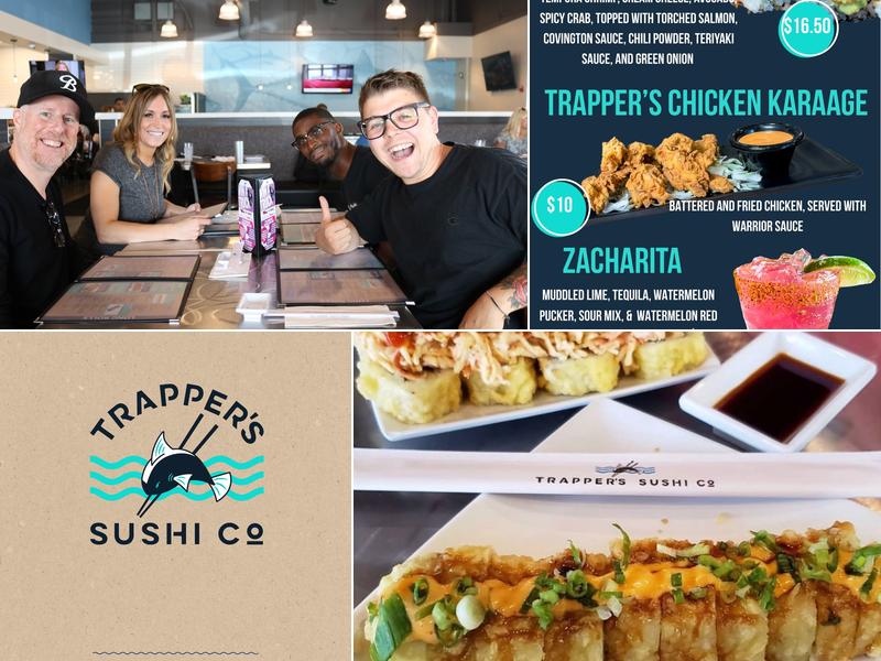 Trapper's Sushi Menu