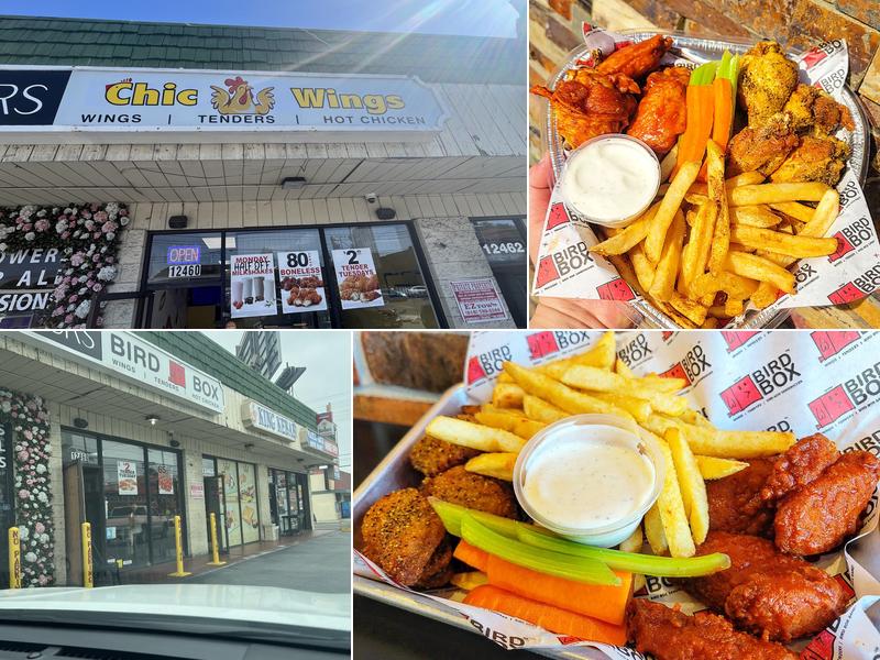 Bird Box Chicken Wings, Chicken Sandwich, Chicken Tenders