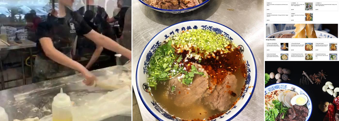 Lanzhou Beef Noodle Menu