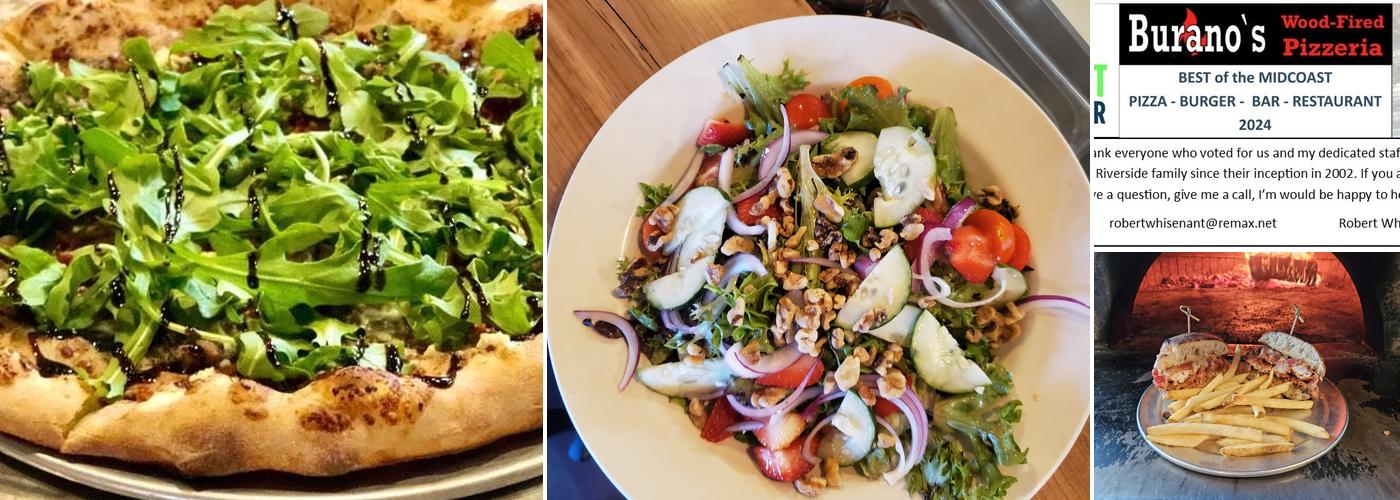 Burano's Wood-Fired Pizzeria Menu