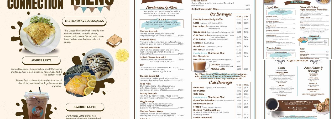 Caffe Connection Menu