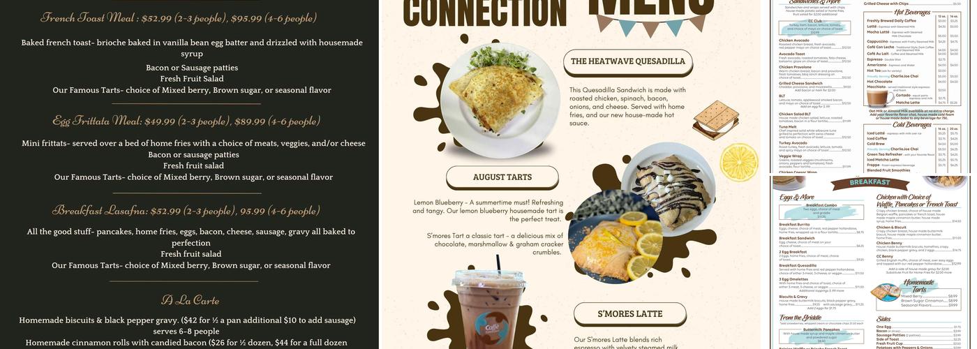 Caffe Connection Menu