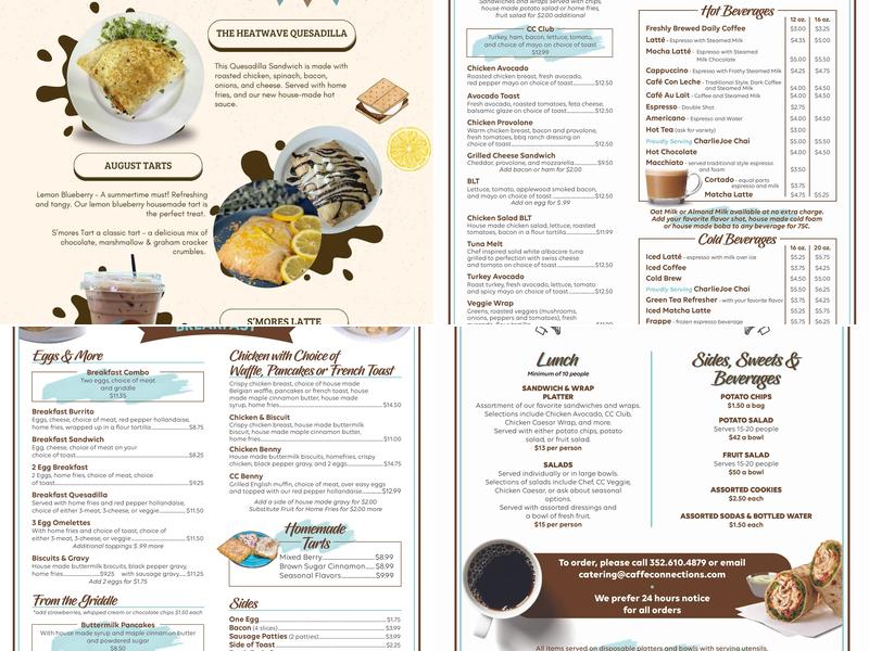 Caffe Connection Menu