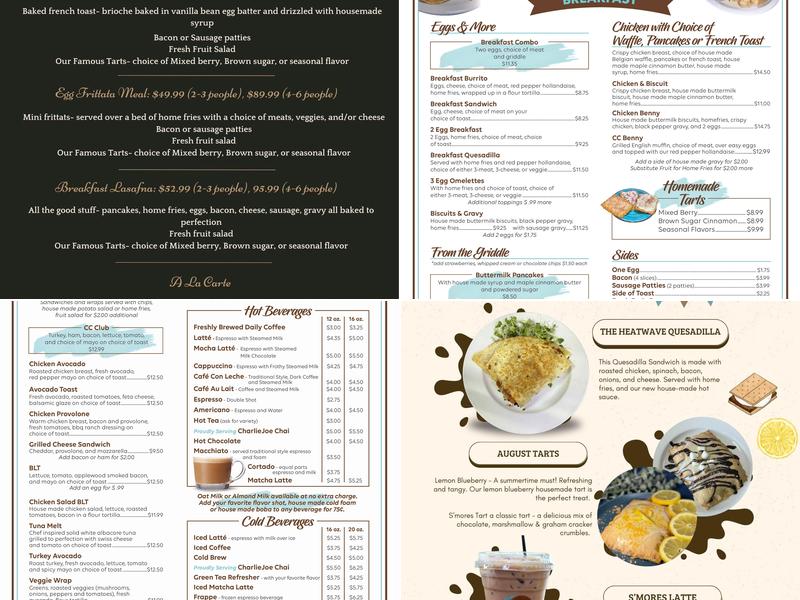 Caffe Connection Menu