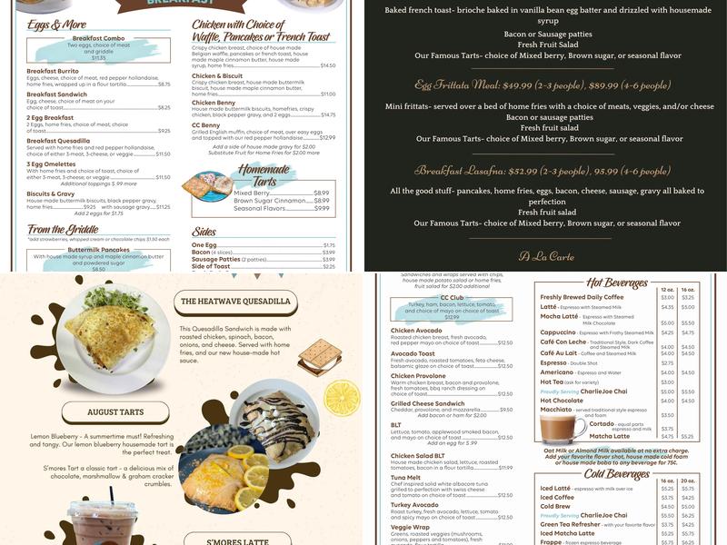 Caffe Connection Menu