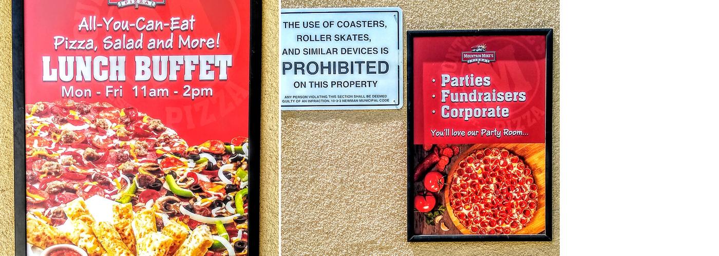 Mountain Mike's Pizza Menu