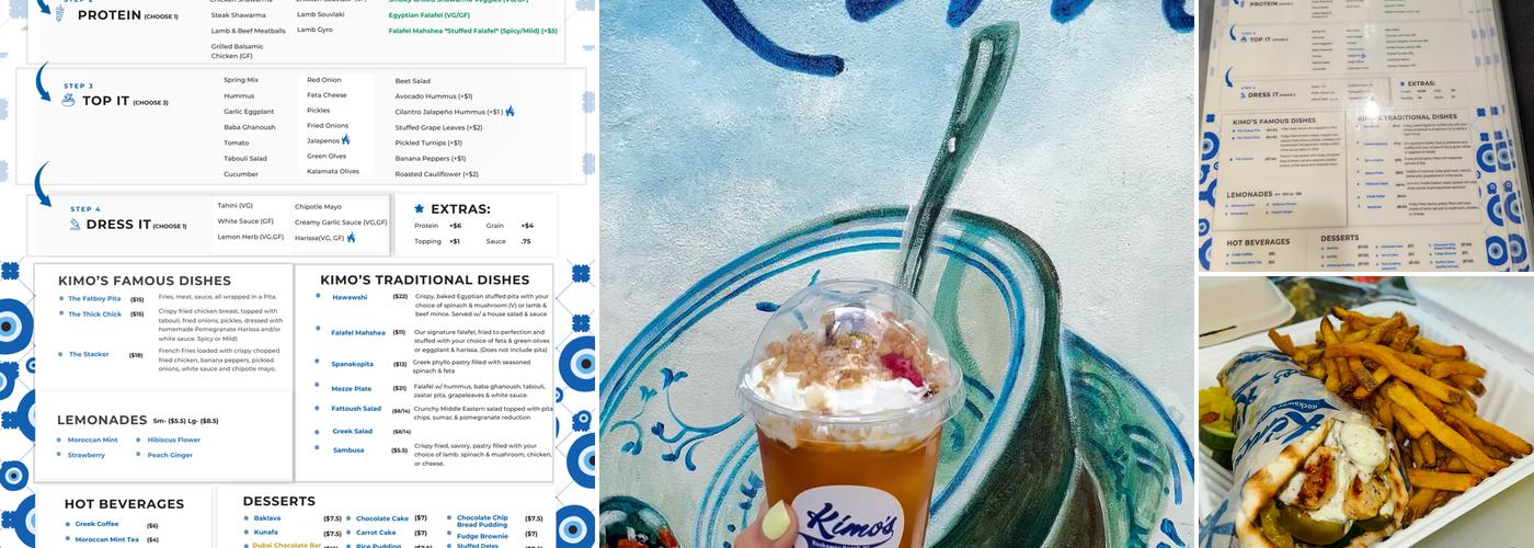 Kimo's Menu