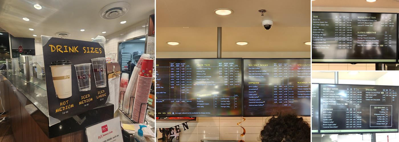 85°C Bakery Cafe - Katy Menu