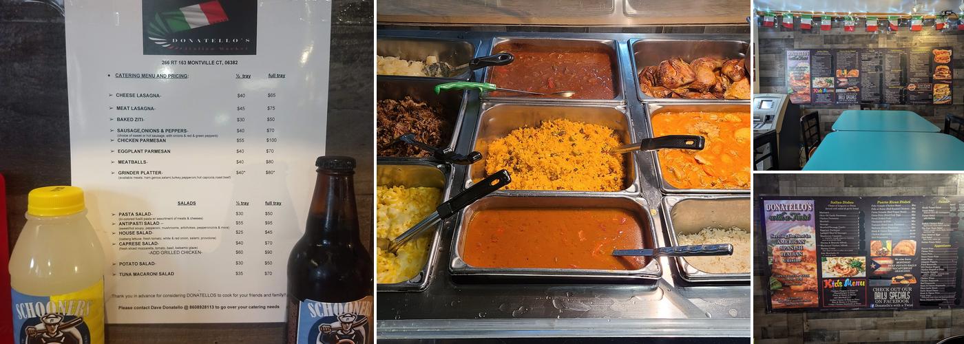 Donatello's With A Twist Menu