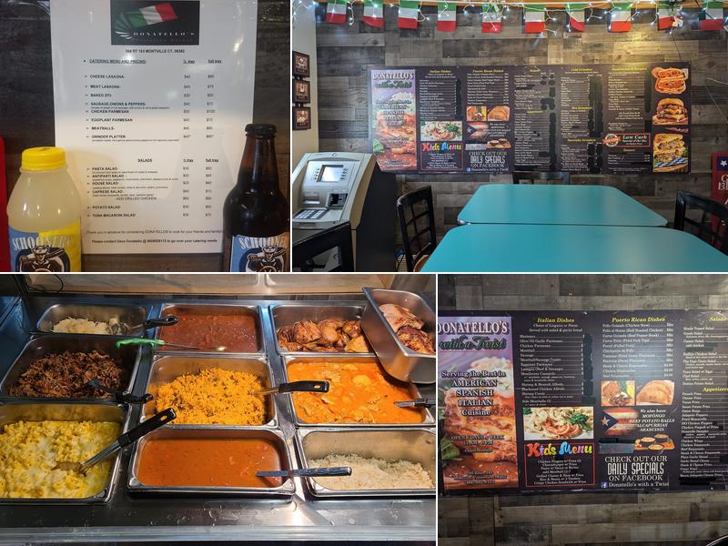 Donatello's With A Twist Menu