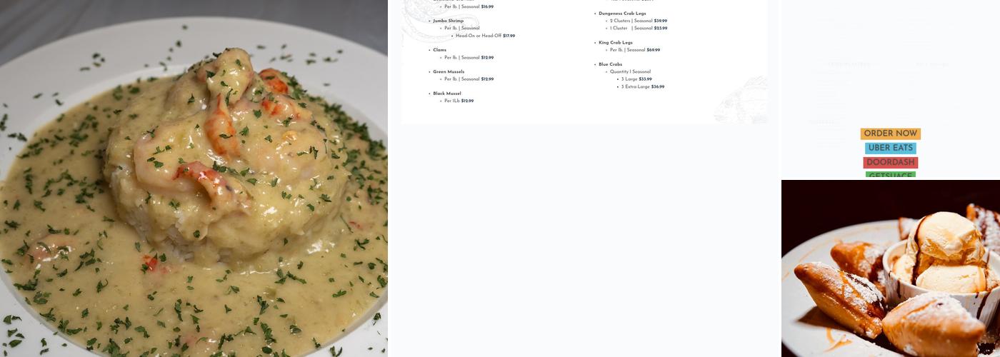 King Cajun Crawfish & Oyster Bar Menu