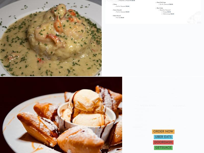King Cajun Crawfish & Oyster Bar Menu