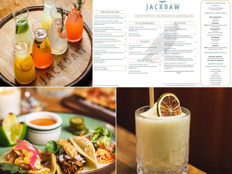 Jackdaw Menu