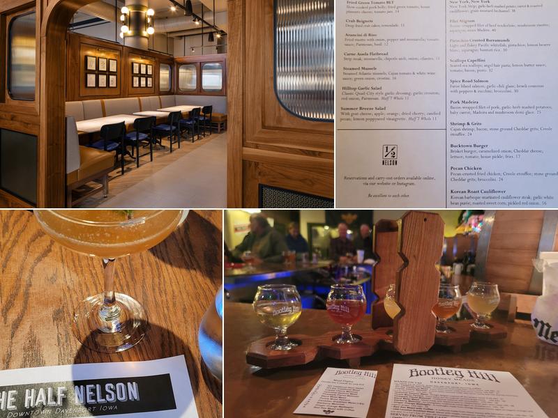 The Half Nelson Menu