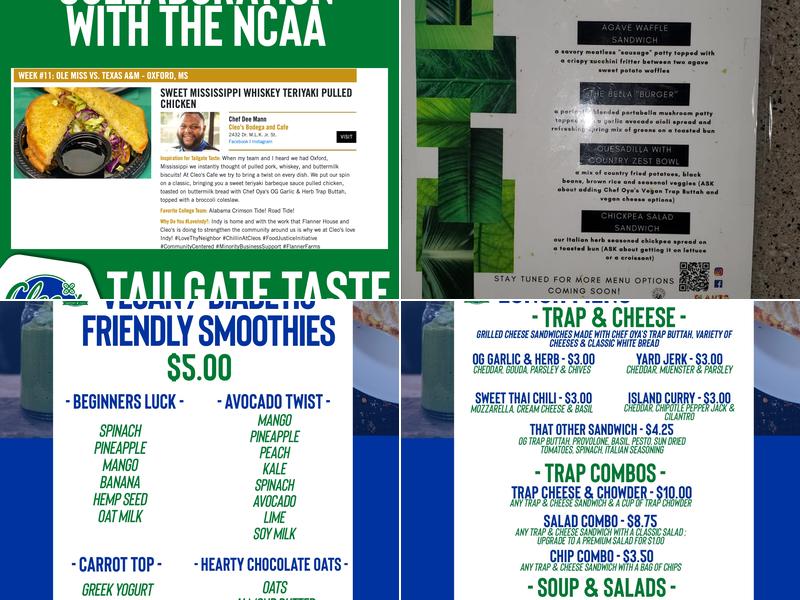 Cleo's Bodega Grocery and Cafe Menu