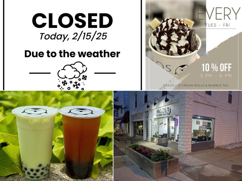 Págos Ice Cream Rolls and Bubble Tea 623 S Washington Ave, Royal Oak