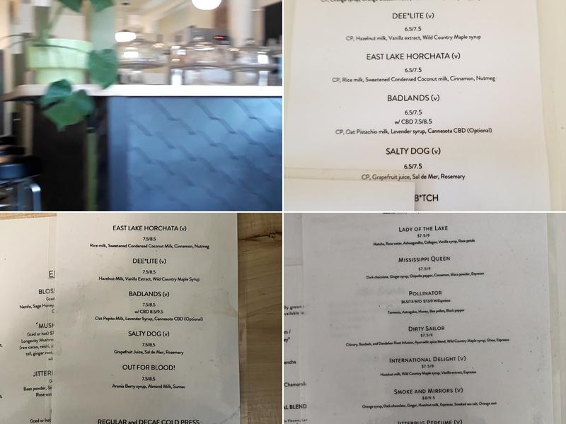Milkweed Menu