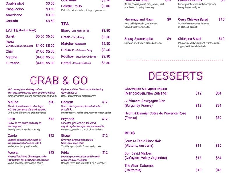 Palette Community Menu