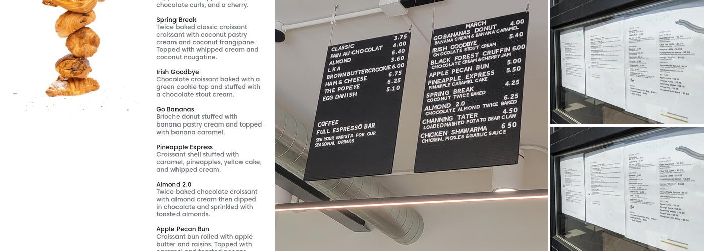 Paul and Jack Menu