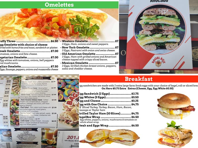 Bagel Box Menu