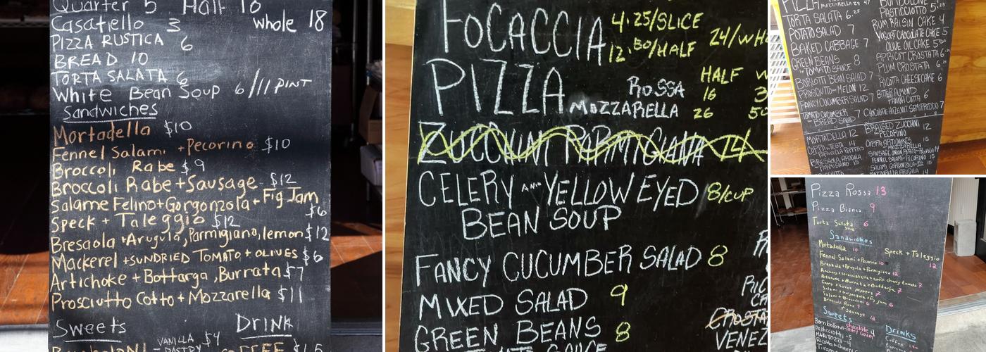 Bread & Salt Menu