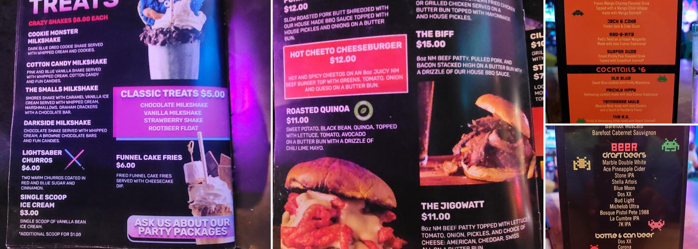 Rad Retrocade Menu