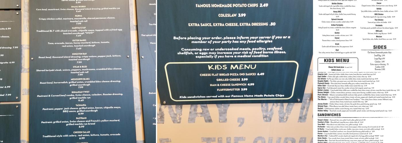 Wrap City Sandwich Concord Menu