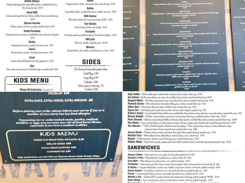 Wrap City Sandwich Concord Menu