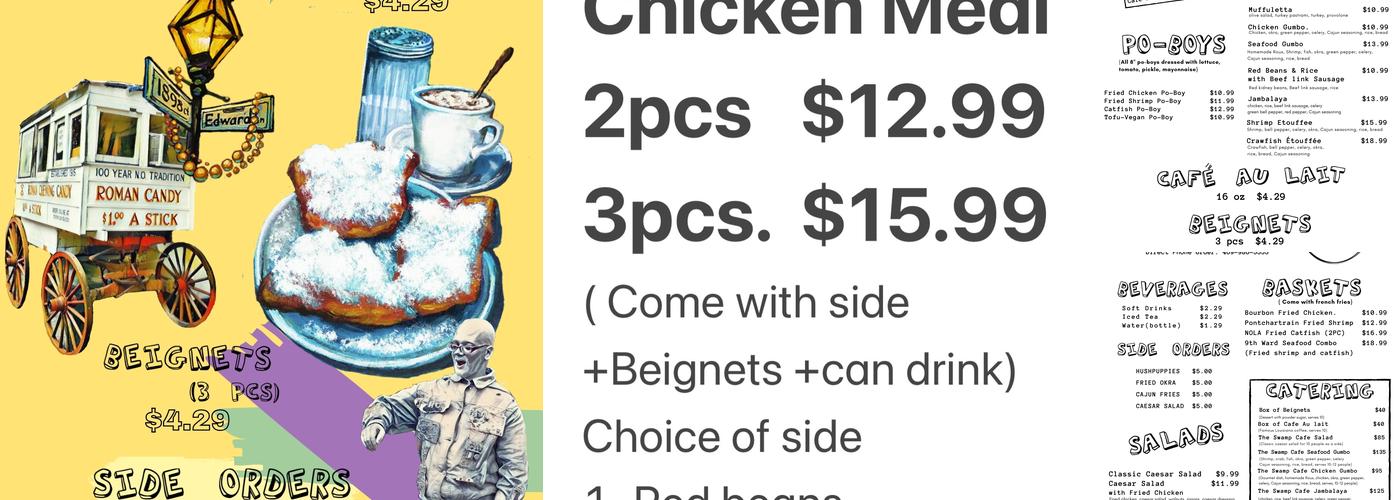 Swamp Cafe Menu
