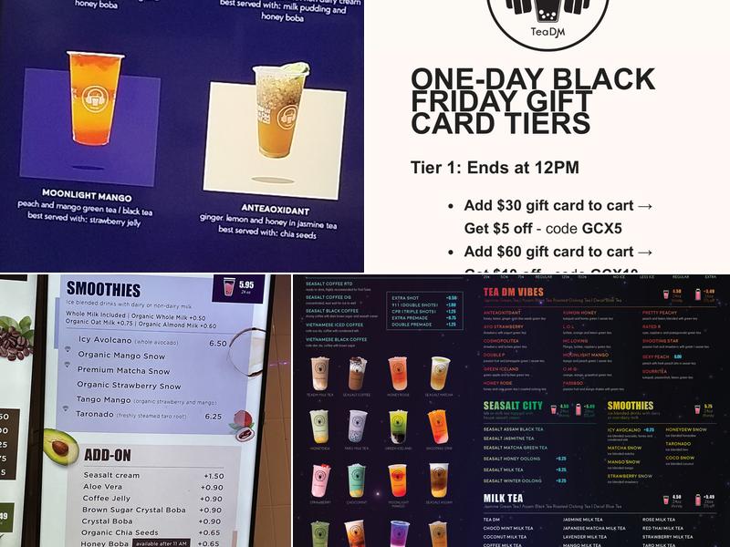TeaDM Mini Menu