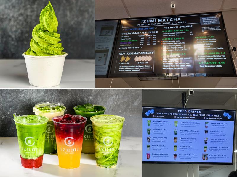 Izumi Matcha Menu