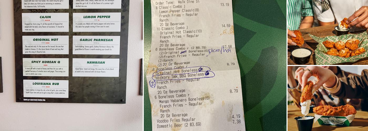 Wingstop Menu